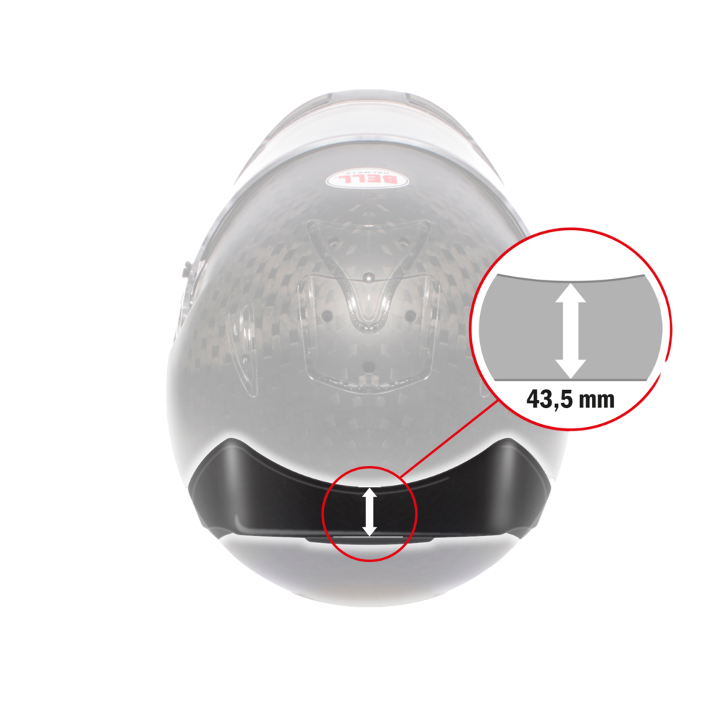Spoiler arrière pour casque BELL