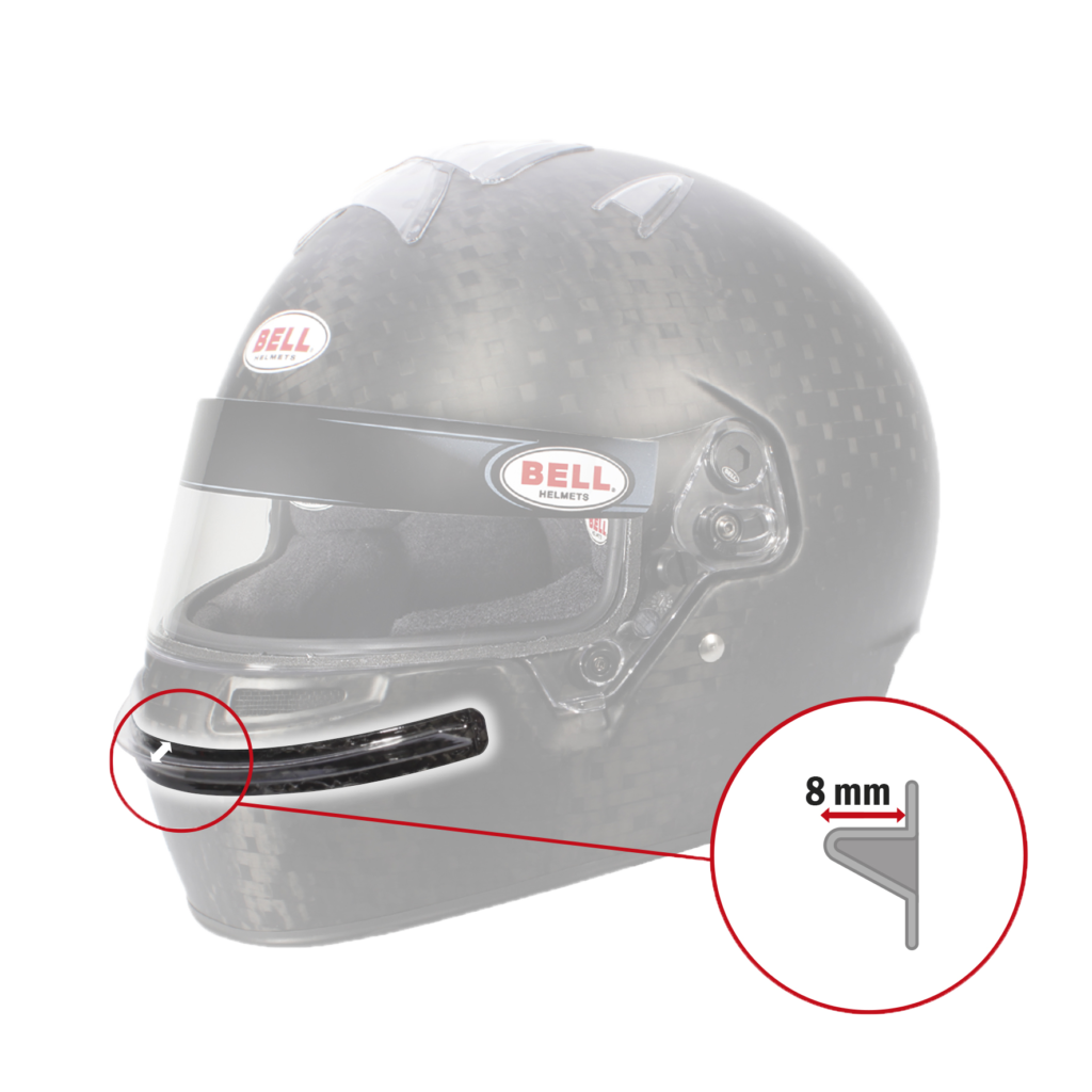Spoiler avant pour casque BELL